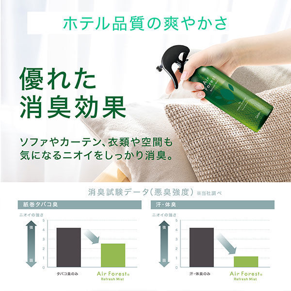 Air Forest 森林消臭噴霧 270ml｜森林綠香｜日本除臭噴霧・室內衣物通用抗菌除味